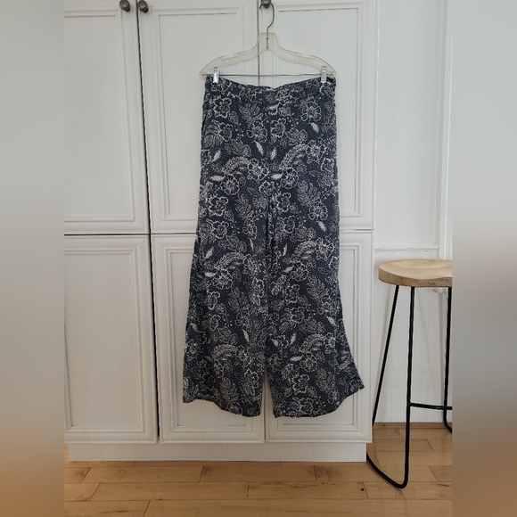 JOIE FLORAL WIDE LEG PANTS XL - Picture 7 of 8